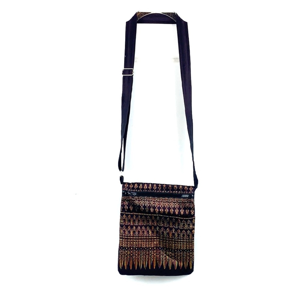 Moroccan Eastern Style Multi-Pocket Crossbody Bag - image 2